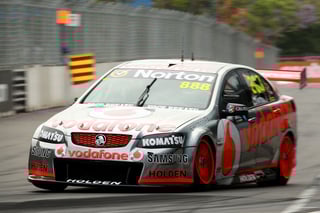 2010 Craig Lowndes 888 VE Commodore Race car