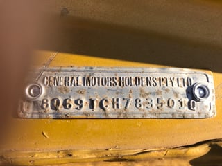 1973 HQ GTS Monaro 308 V8 4 speed