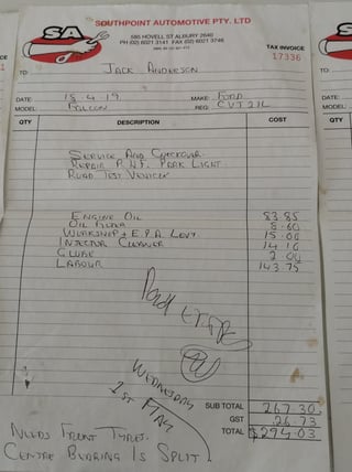 2003 Ford BA Falcon XR6 Turbo