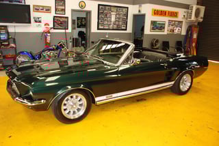1967 Convertible GT Mustang.