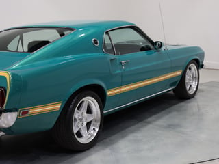 1969 Ford Mustang Mach 1 351ci Windsor - Silver Jade Metallic