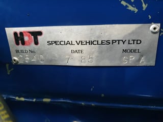 1985 VK HDT Commodore SS Group A - Build 279/500