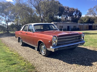 1971 ZD Fairlane 302 V8 - Bronze Wine