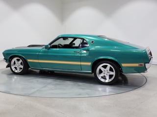 1969 Ford Mustang Mach 1 351ci Windsor - Silver Jade Metallic