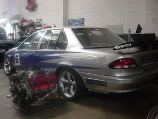 Mick Webb built EL SVO race car