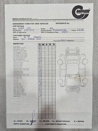 1975 Ford XB GT Falcon - Polar White