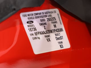 2007 FPV BF MKII GT BOSS 302 Build No 623 - Vixen Red 