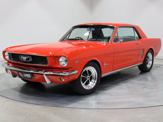 1966 Ford Mustang Coupe 289ci RHD - Signal Flare Red