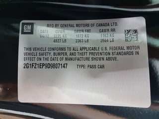 2013 Camaro ZL1 LSA Supercharged Manual