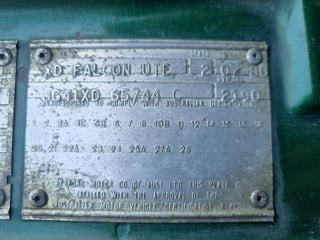 1980 XD Ford Falcon S Pac Utility