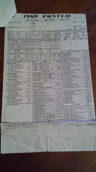 1969 Pontiac GTO 400 V8