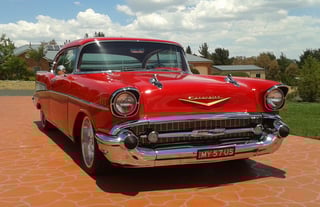 1957 Belair 2 door Pillarless