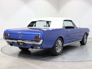 1965 Ford Mustang Convertible 302ci - Estoril Blue Metallic 