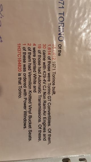 1971 Ford Torino GT Convertible 429CJ