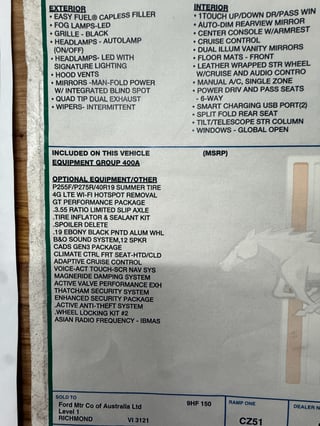 2022 Ford Mustang SM17 Limited Edition Build No 48 - 1 of 1 Grabber Blue Metallic