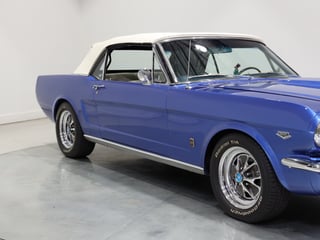 1965 Ford Mustang Convertible 302ci - Estoril Blue Metallic 