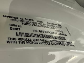 2007 FPV BF MK II GT  Cobra - Build No 153