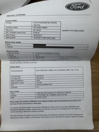 2014 Ford Falcon FGX G6E Turbo - Lightning Strike