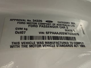 2007 FPV BF MKII GT Cobra Build No 076 - 2,447km …