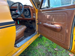 1971 Ford XY Falcon 500 GS 6cyl 250ci 2V - Toploader -Yellow Ochre 