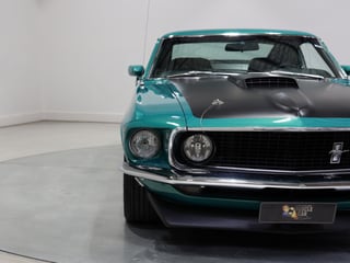 1969 Ford Mustang Mach 1 351ci Windsor - Silver Jade Metallic
