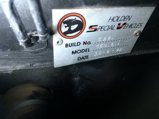 1992 VP HSV Senator 5000i  #39 / 136