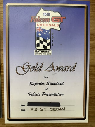 1973 Ford Falcon XB GT 4V - Polar White 