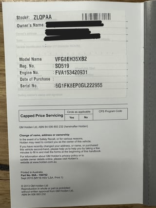 2016 HSV Clubsport R8 Tourer Build No 097 - Heron White …