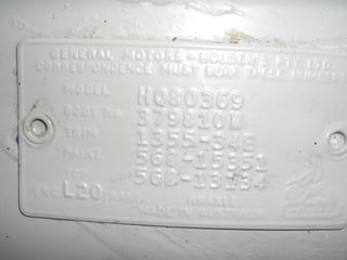 1972 HQ Holden Race Car