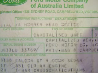 1971 XY GT Falcon - ONE OFF!!!!