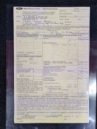 1976 XB GT Falcon - Unrestored Gem - 27,807 km from New