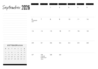 AMCS Muscle Car Calendar 2026 - Purchase Today!