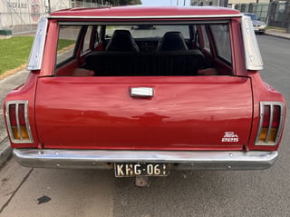 1969 Chrysler Valiant VF Pacer Wagon - Little Hood Riding Red