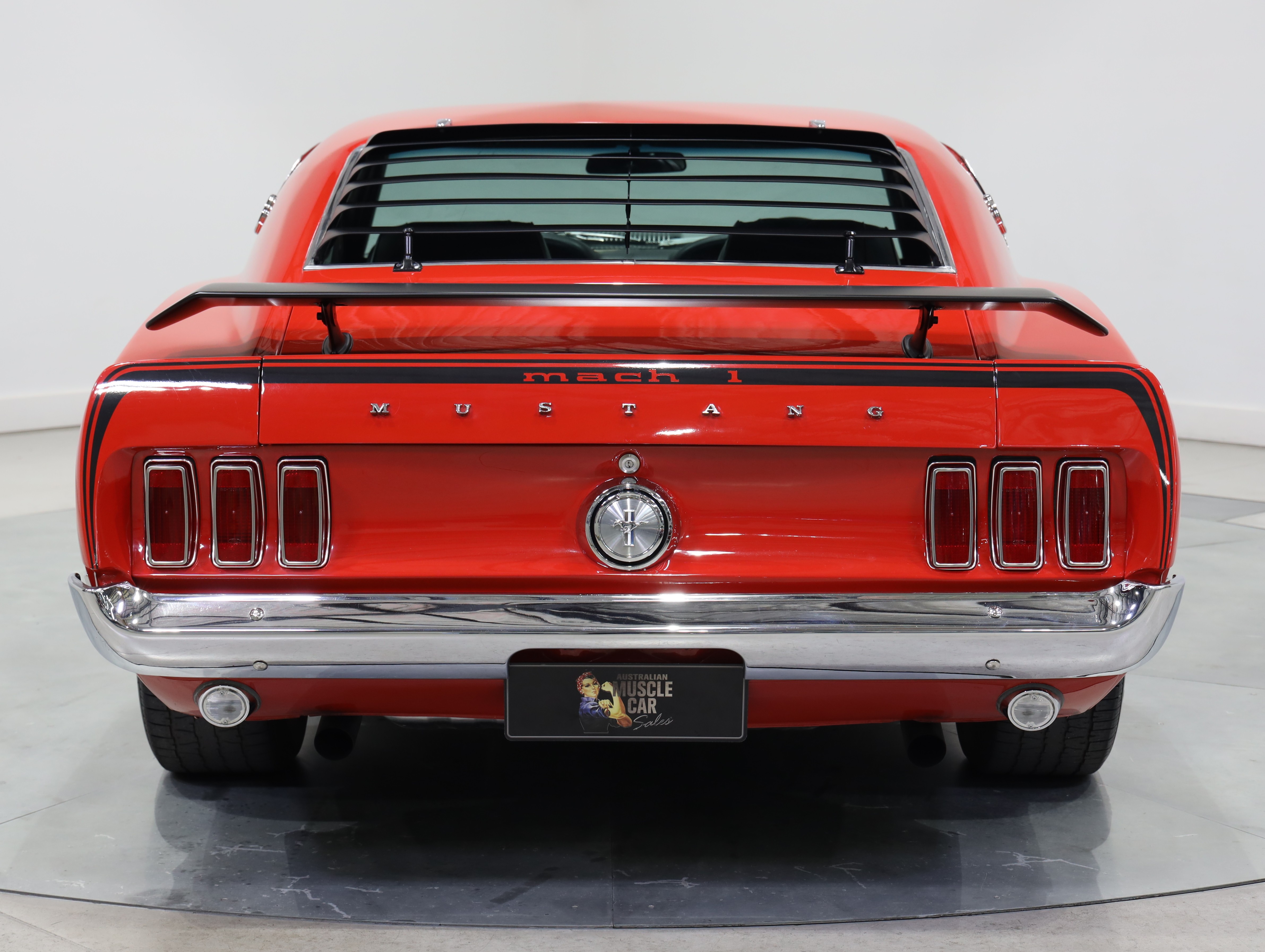 1969 Ford Mustang Mach 1 - Candy Apple Red 