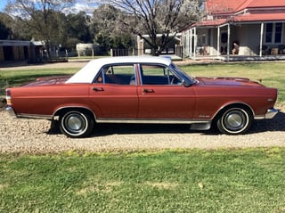1971 ZD Fairlane 302 V8 - Bronze Wine