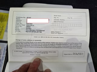 2004 Holden Series III V2 Monaro CV8 - 13,419 km from new!