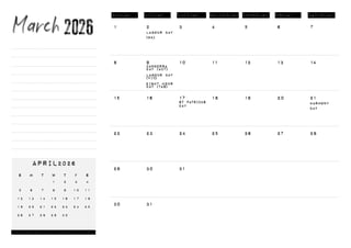 AMCS Muscle Car Calendar 2026 - Purchase Today!