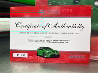 2017 HSV GTSR - Delivery kms - Spitfire Green