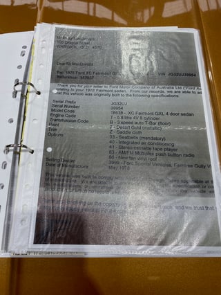 1978 Ford XC Fairmont GXL 351 V8 Power Pack - 3999 Ford Special Vehicles