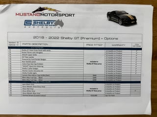 2021 Ford Shelby GT Supercharged 710HP RHD - Velocity Blue