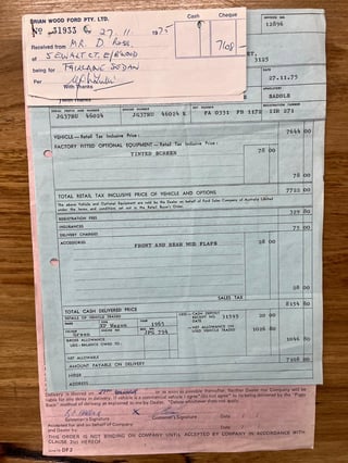 1975 Ford ZG Fairlane 500 - Emerald Fire Metallic Unrestored 