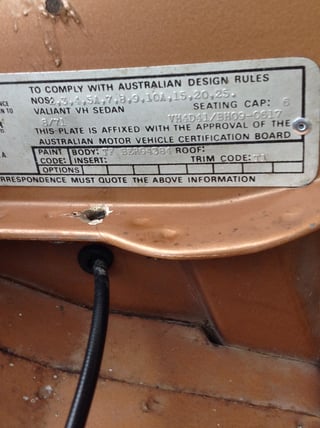 1971 VH Ranger Sedan