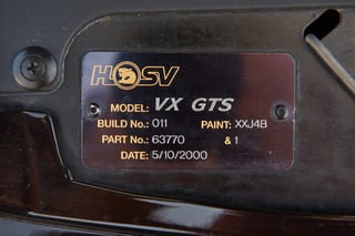 2000 HSV VX GTS 300 Build No.11