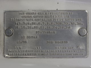 1973 Holden HQ Statesman Deville  …