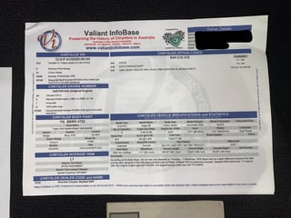 1976 Chrysler CL Valiant Regal SE - Topaz Gold Metallic