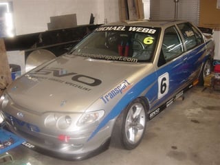 Mick Webb built EL SVO race car