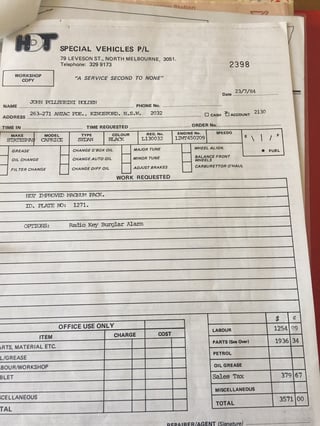 1984 WB HDT Statesman Caprice Magnum #1271