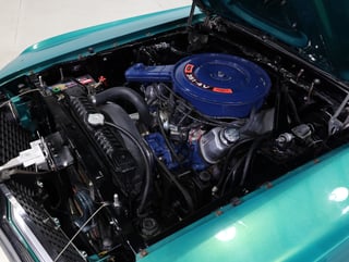 1969 Ford Mustang Mach 1 351ci Windsor - Silver Jade Metallic