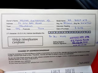 1993 HSV VR Clubsport - Build No.134