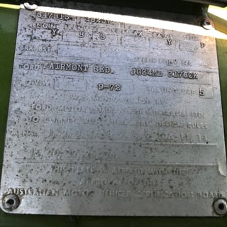 1972 XA GS Fairmont 302 V8